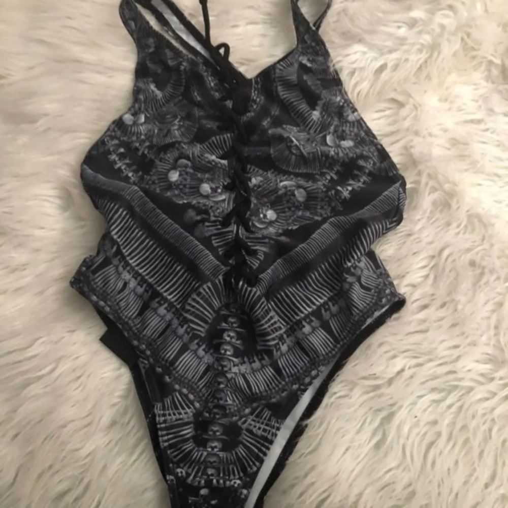 Dolls kill Widow one piece swimsuit